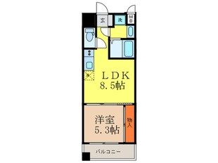 ライブガ－デン江坂の物件間取画像